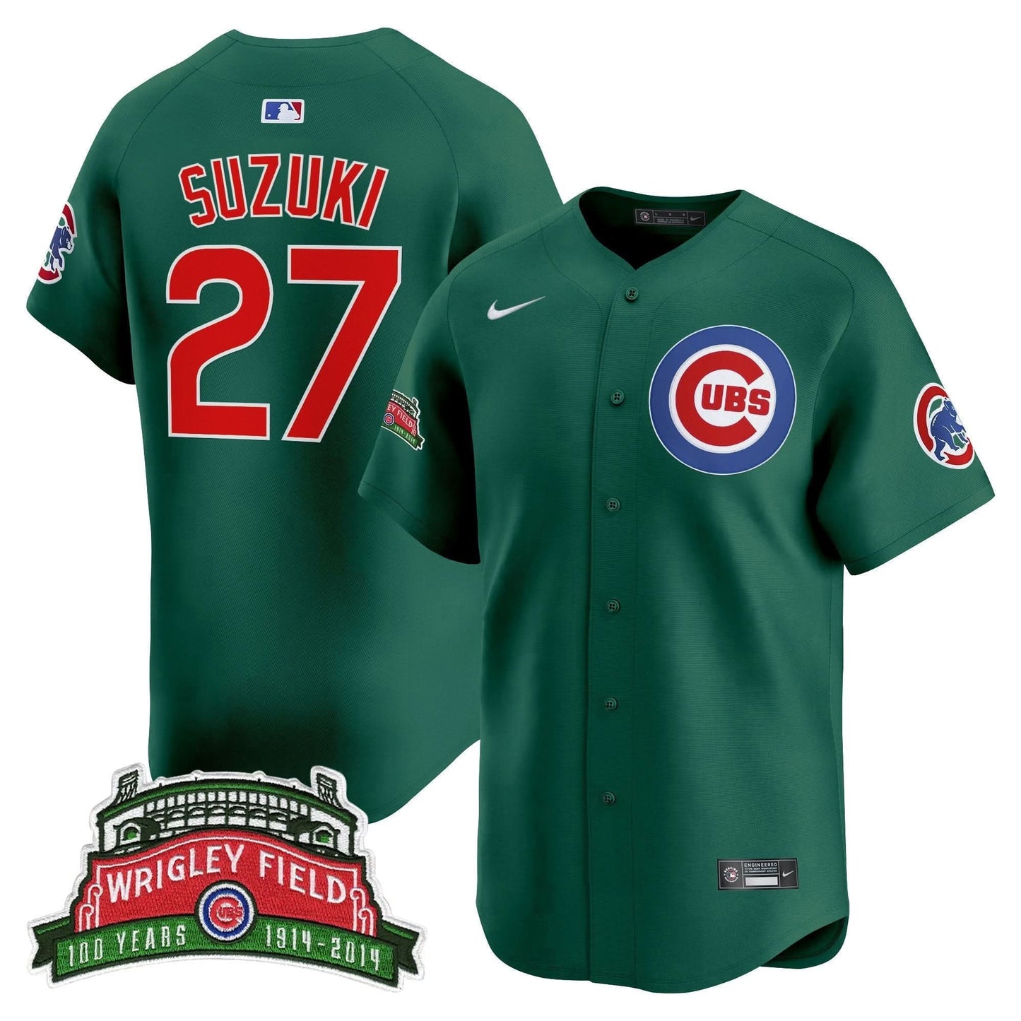 CC Wrigley Field Style Vapor Premier Limited Jersey - All Stitched
