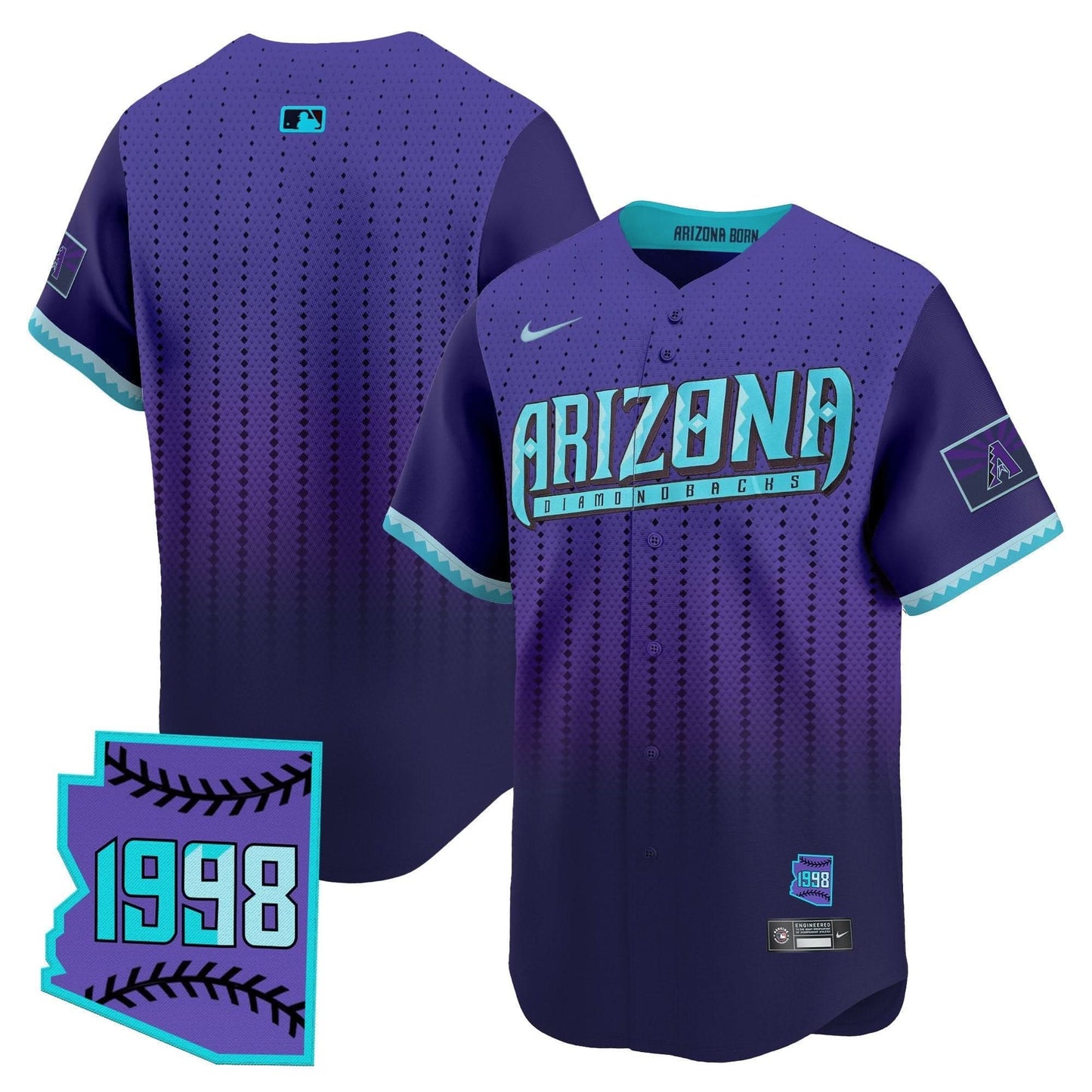 Arizona Diamondbacks 2025 City Connect Vapor Premier Limited Jersey - Stitched