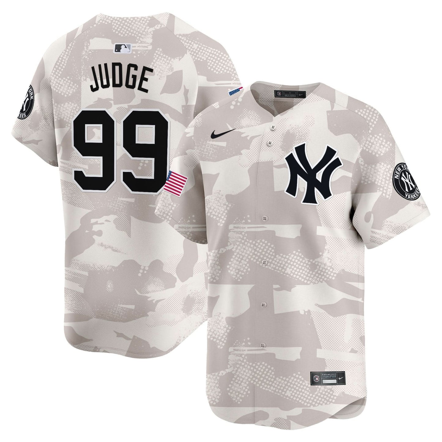 Men's New York Yankees 2025 Armed Forces Day Vapor Premier Limited Jersey - Stitched