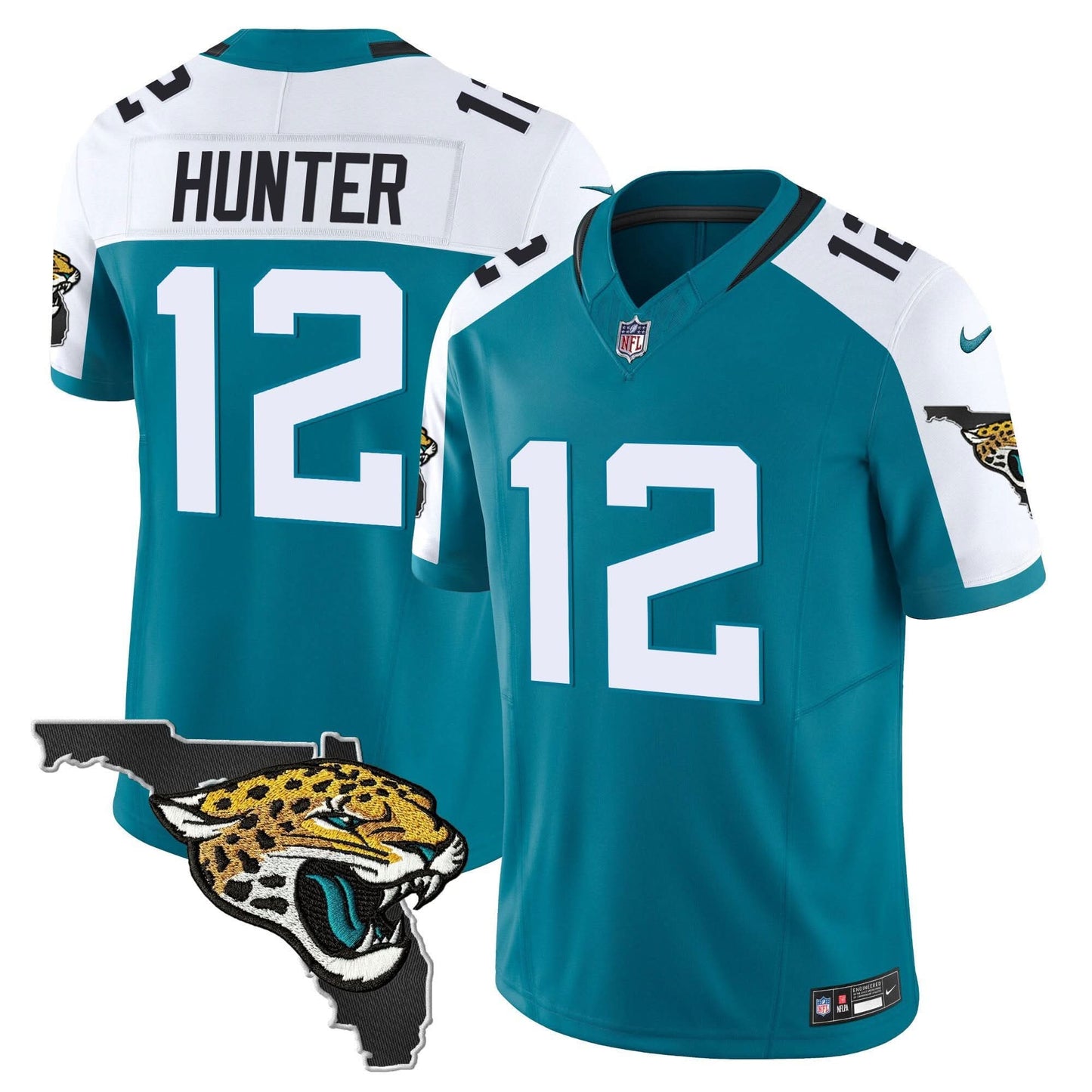 Men's Jacksonville Jaguars Florida Patch Vapor Jersey - All Stitched