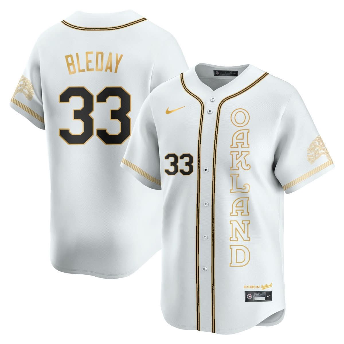 Men's Oakland Athletics City Connect Concept Jersey - All Stitched