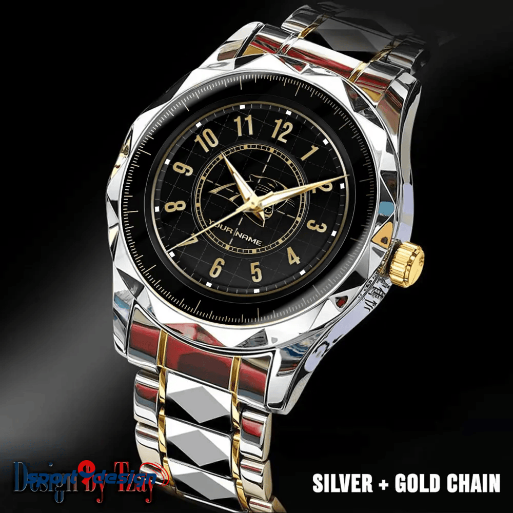 Carolina Panthers Luxury Diamond Men Watch Trending 2025