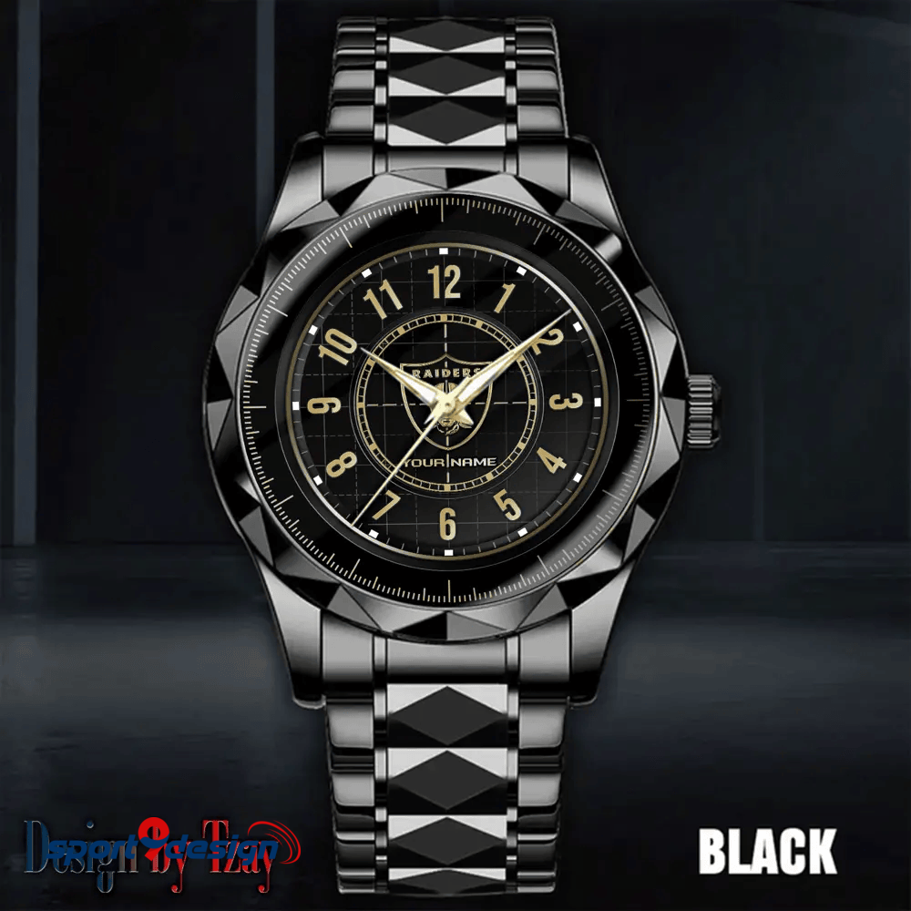 Las Vegas Raiders Luxury Diamond Men Watch Trending 2025