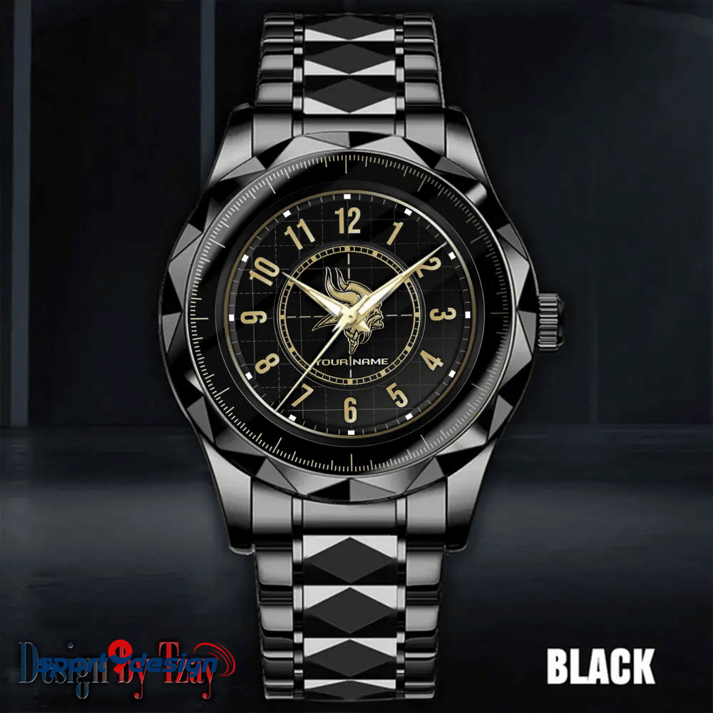 Minnesota Vikings Luxury Diamond Men Watch Trending 2025