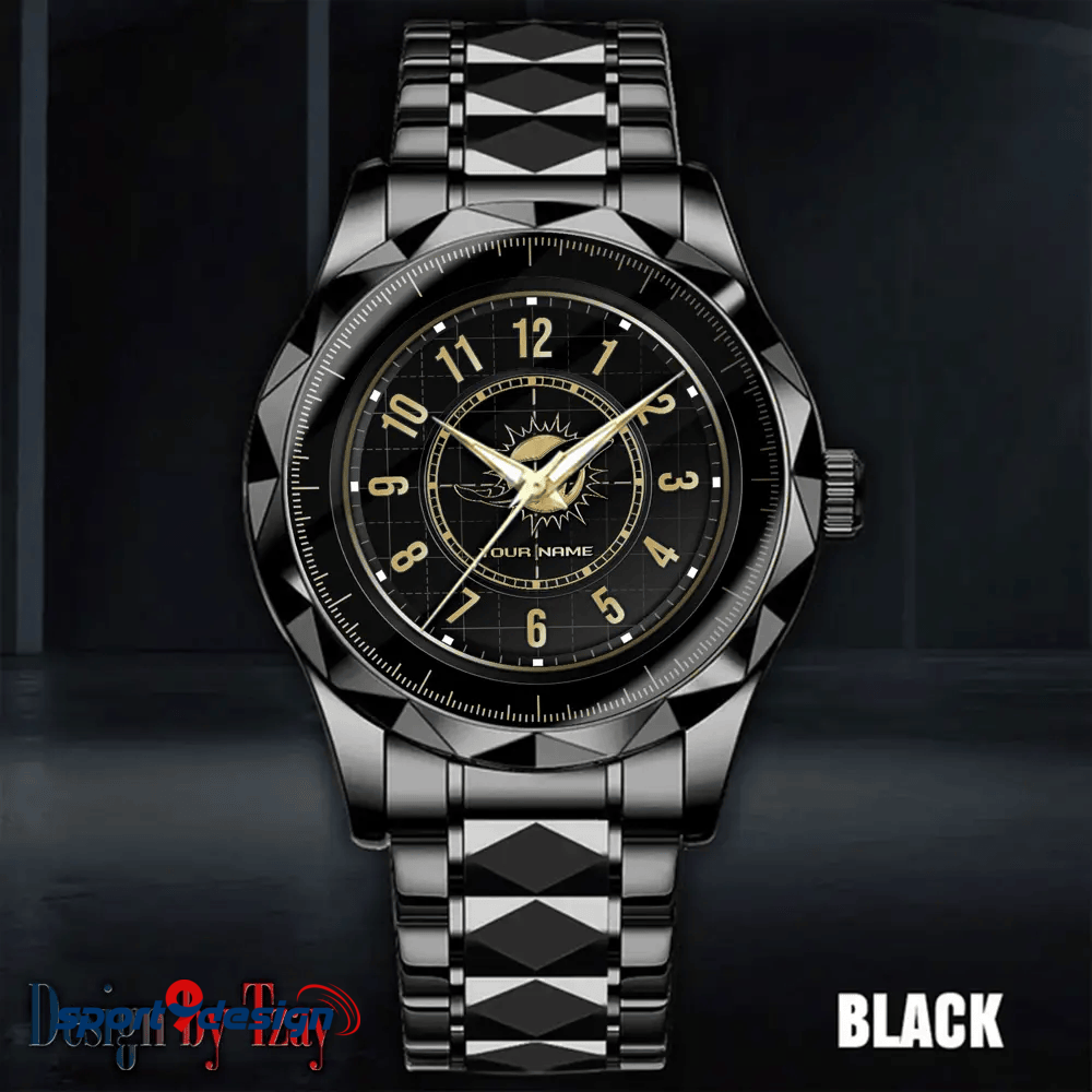 Miami Dolphins Luxury Diamond Men Watch Trending 2025