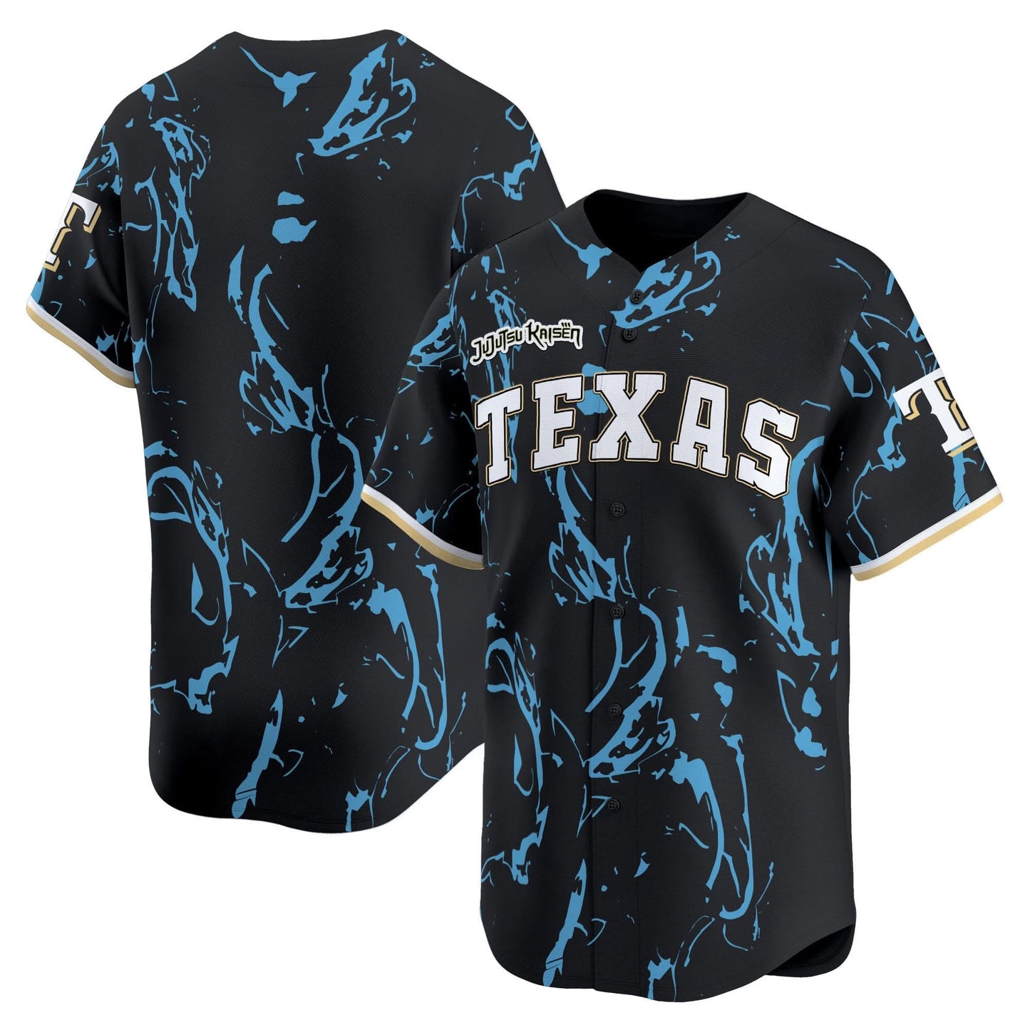 Texas Rangers x Jujutsu Kaisen Vapor Premier Limited Jersey - All Stitched