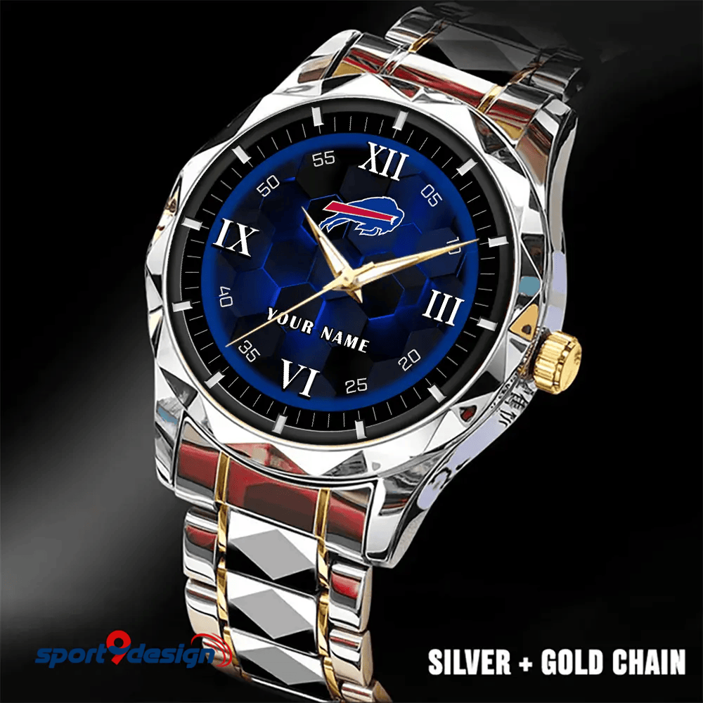 Buffalo Bills Luxury Diamond Men Watch Trending 2025