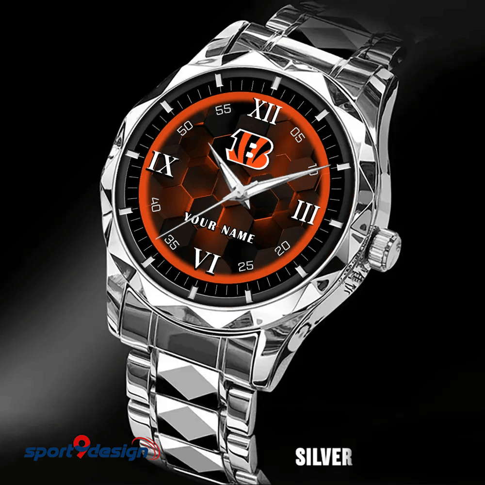 Cincinnati Bengals Luxury Diamond Men Watch Trending 2025