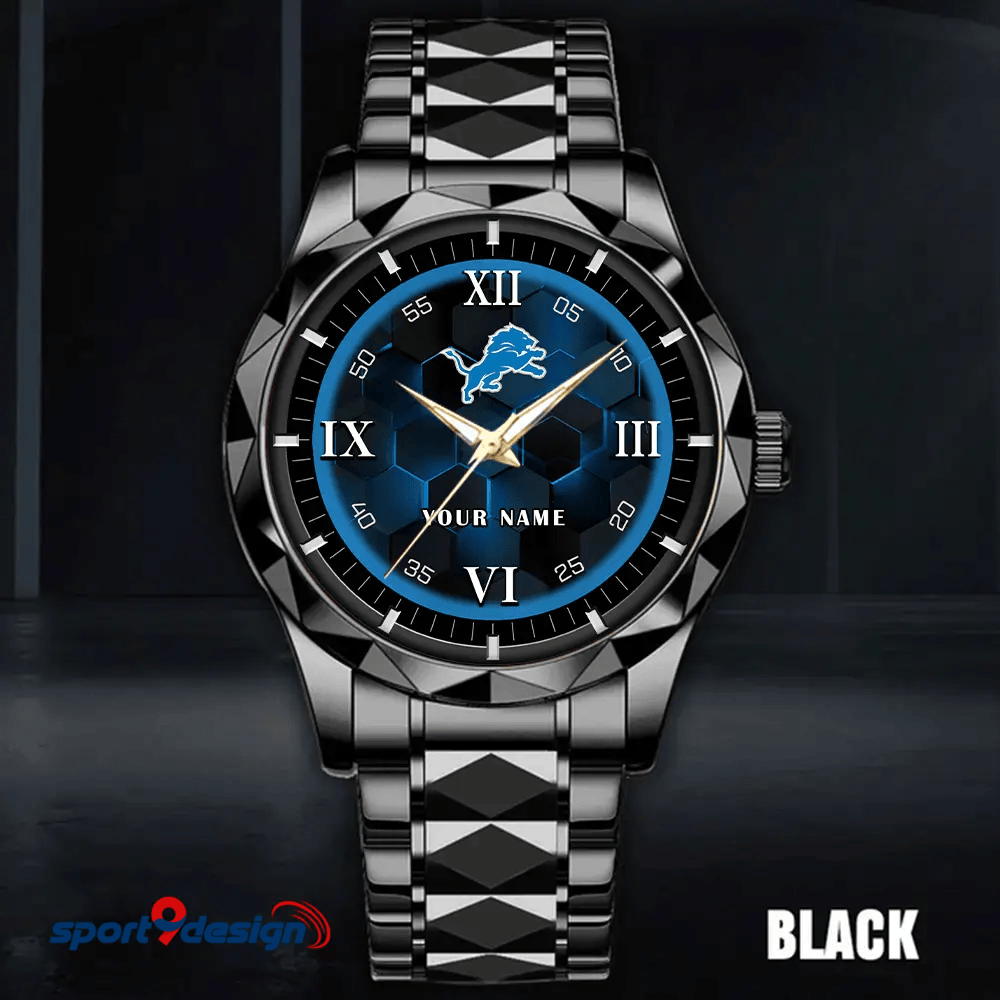 Detroit Lions Luxury Diamond Men Watch Trending 2025