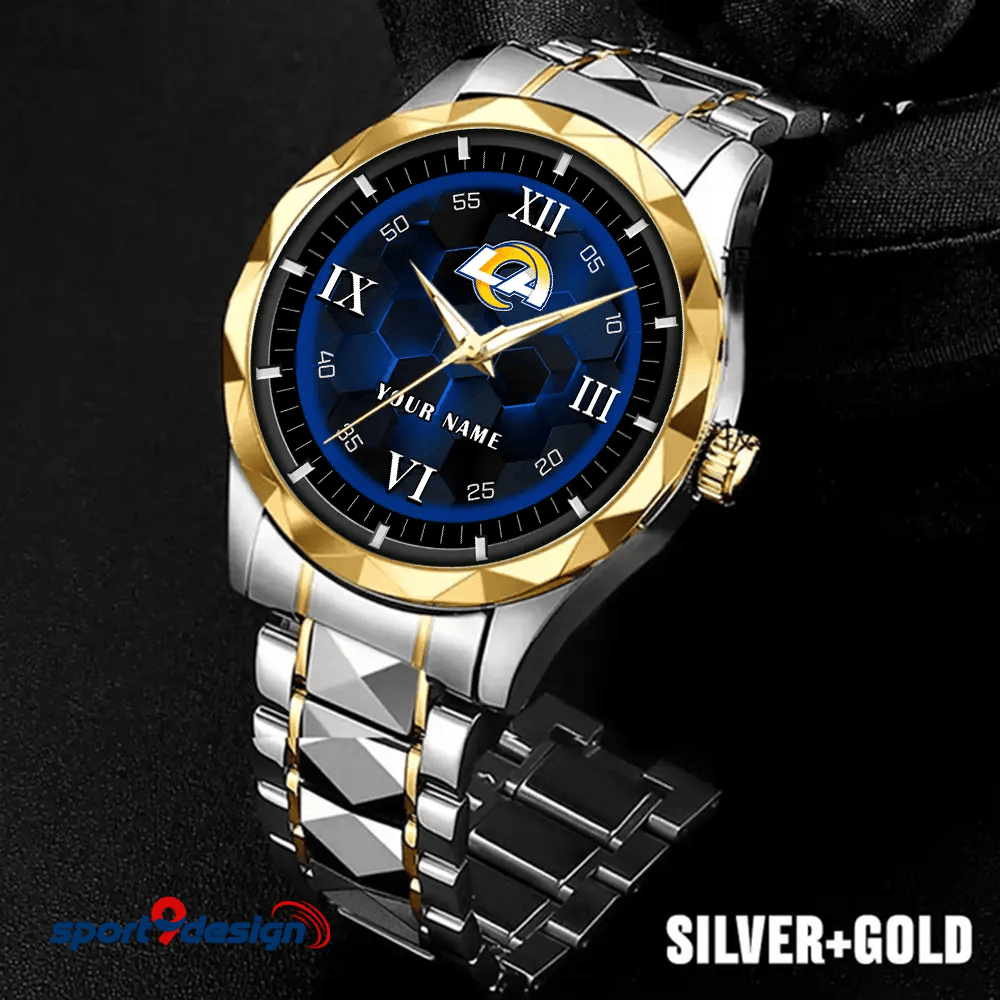 Los Angeles Rams Luxury Diamond Men Watch Trending 2025