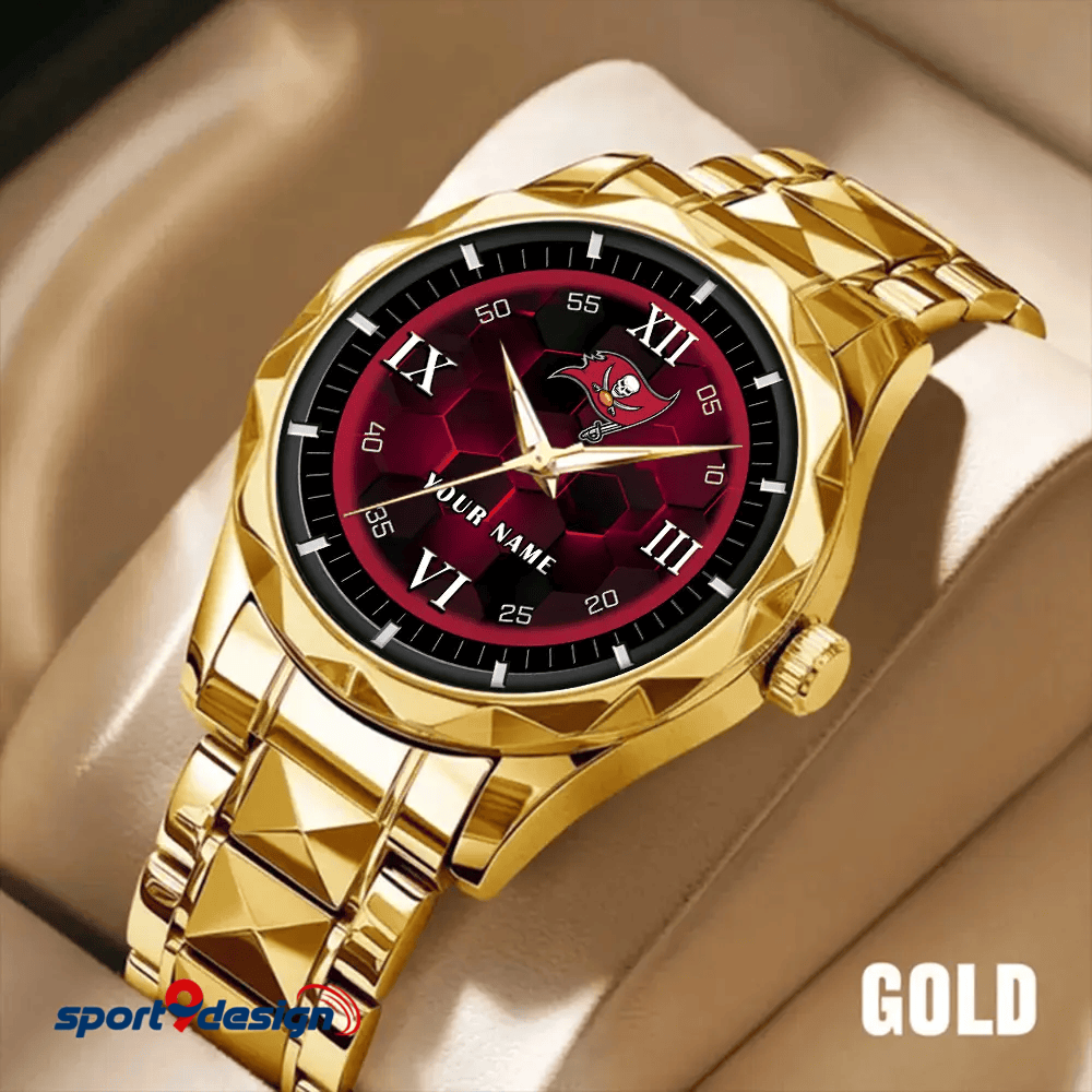 Tampa Bay Buccaneers Luxury Diamond Men Watch Trending 2025