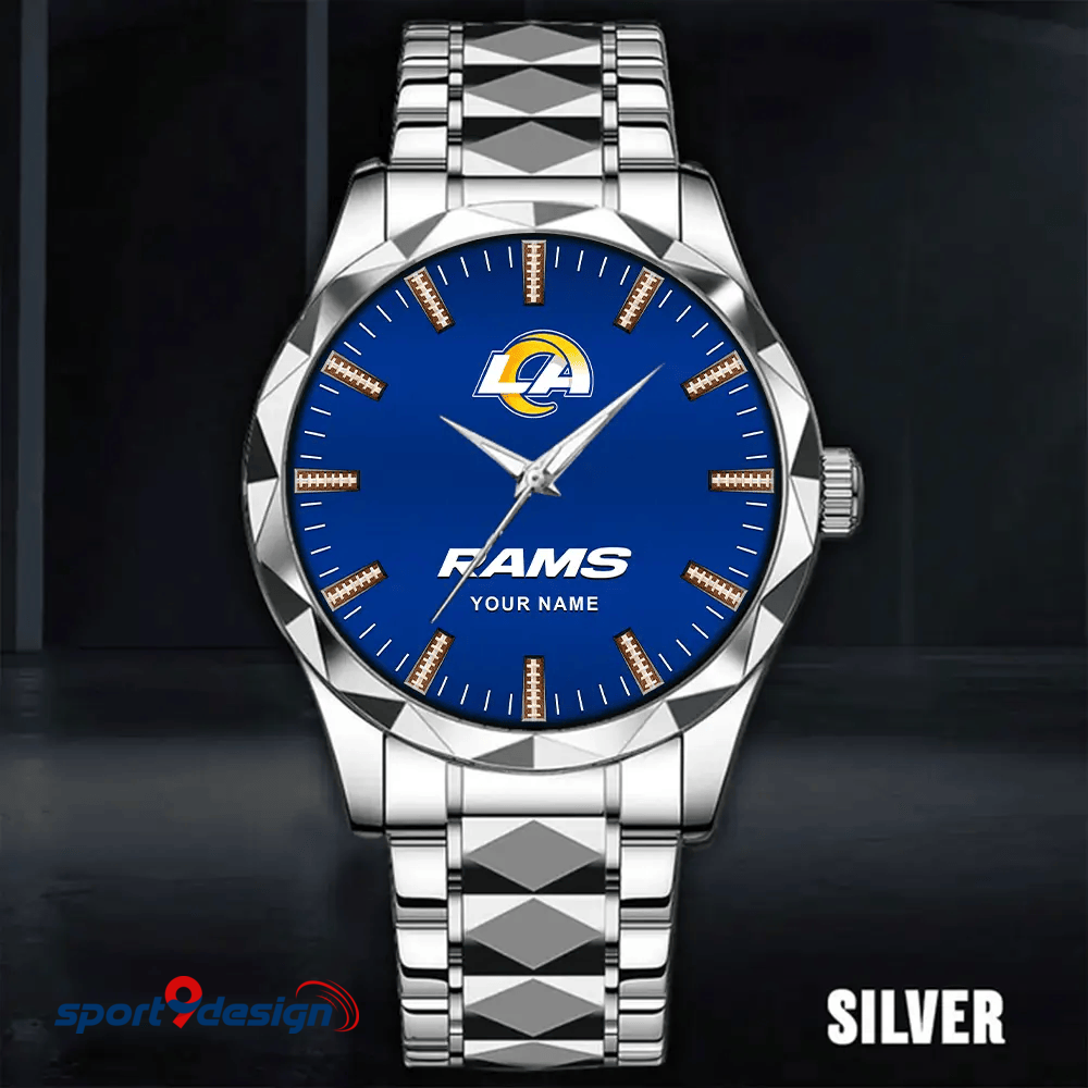 Los Angeles Rams Luxury Diamond Men Watch Trending 2025