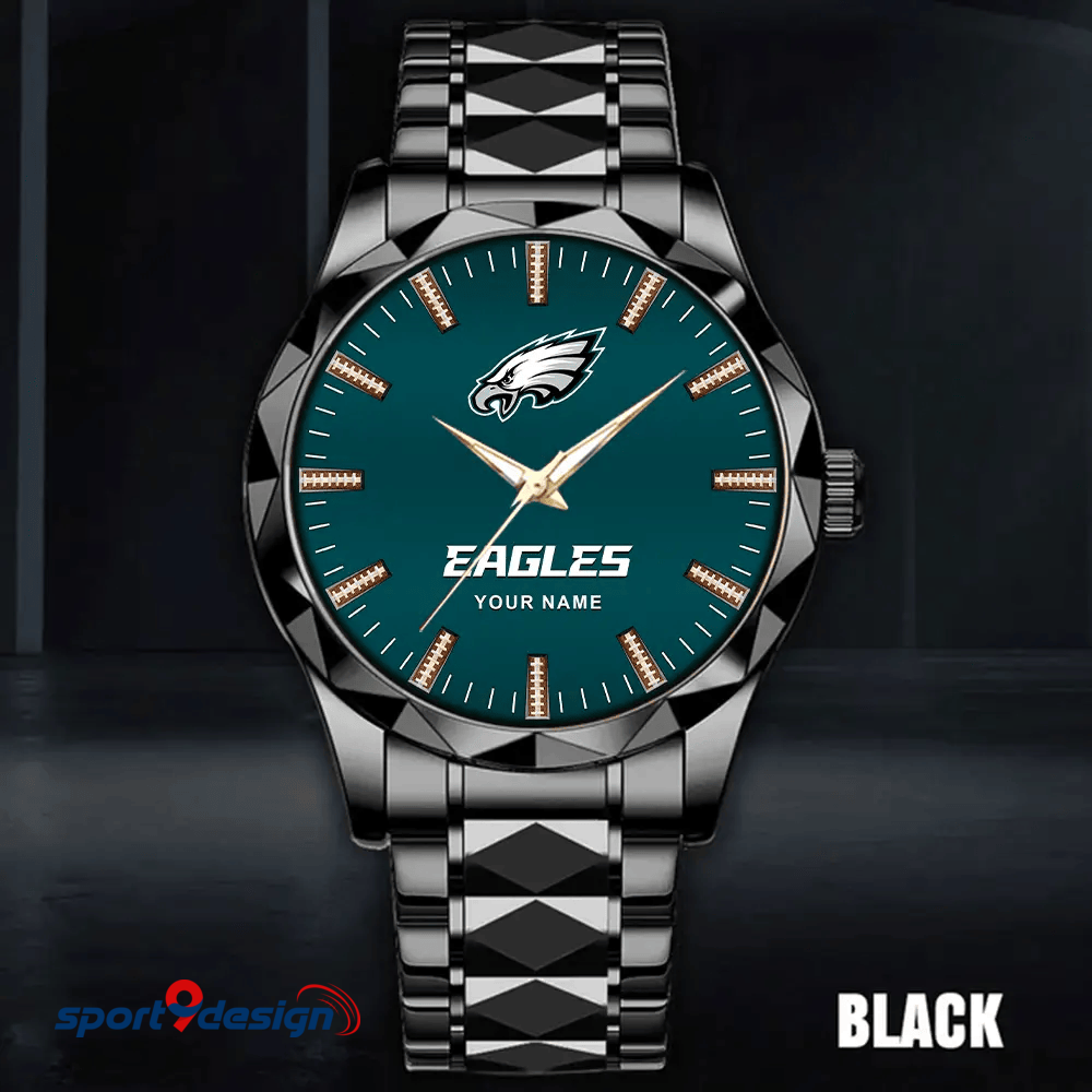 Philadelphia Eagles Luxury Diamond Men Watch Trending 2025