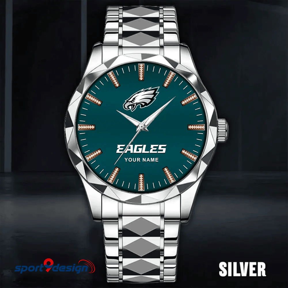 Philadelphia Eagles Luxury Diamond Men Watch Trending 2025
