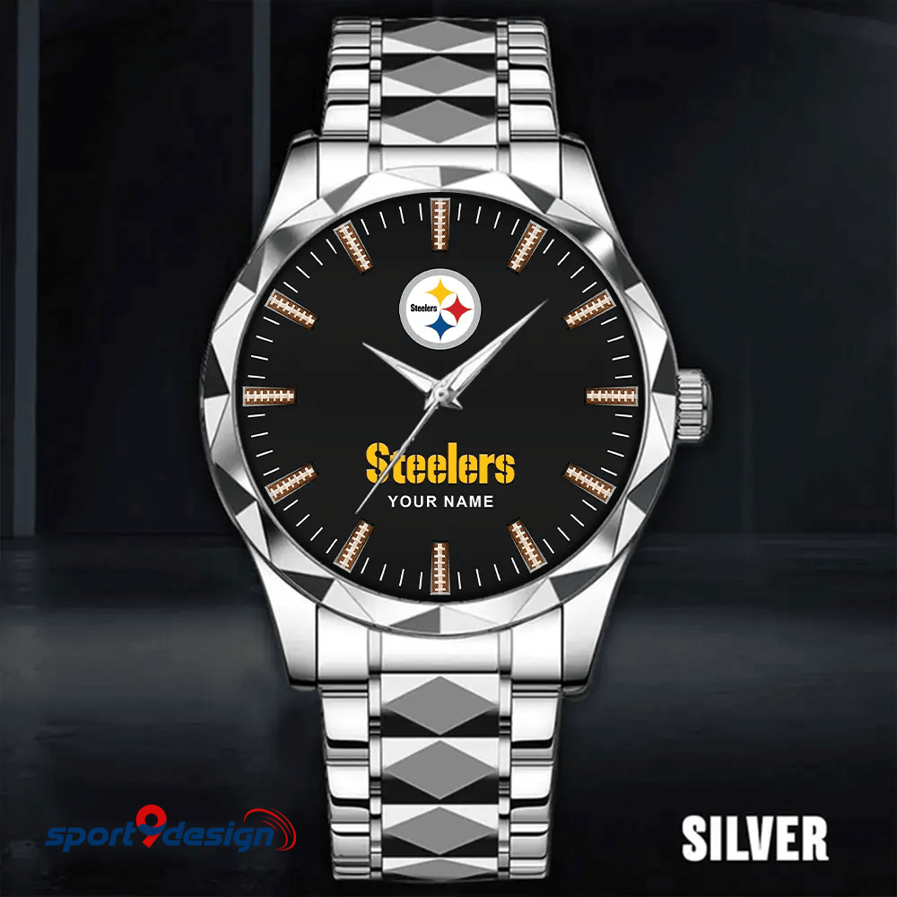 Pittsburgh Steelers Luxury Diamond Men Watch Trending 2025