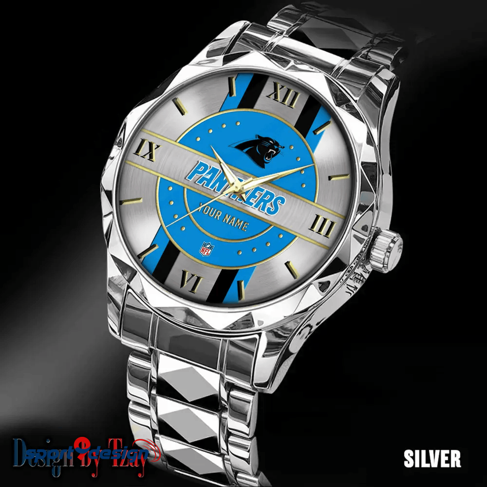 Carolina Panthers Business Watch For Men Automatic Mechanical Stainless Steel Band 2025