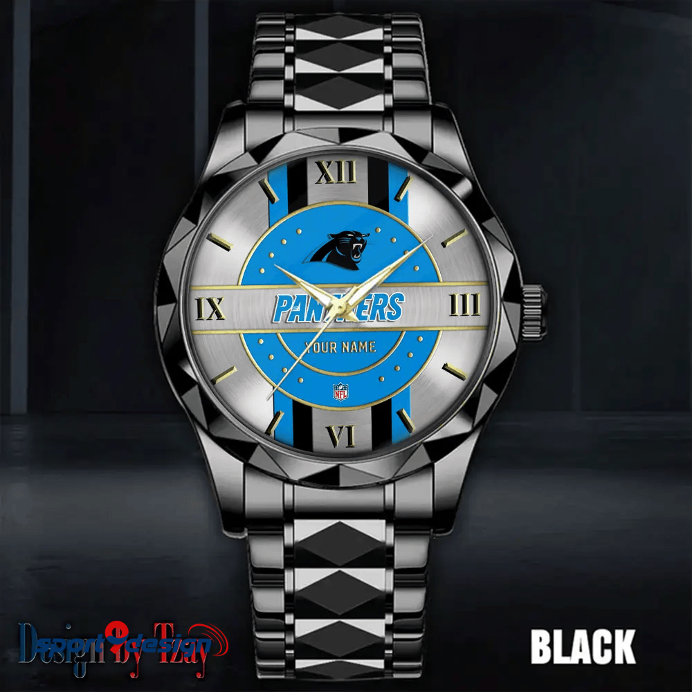Carolina Panthers Business Watch For Men Automatic Mechanical Stainless Steel Band 2025