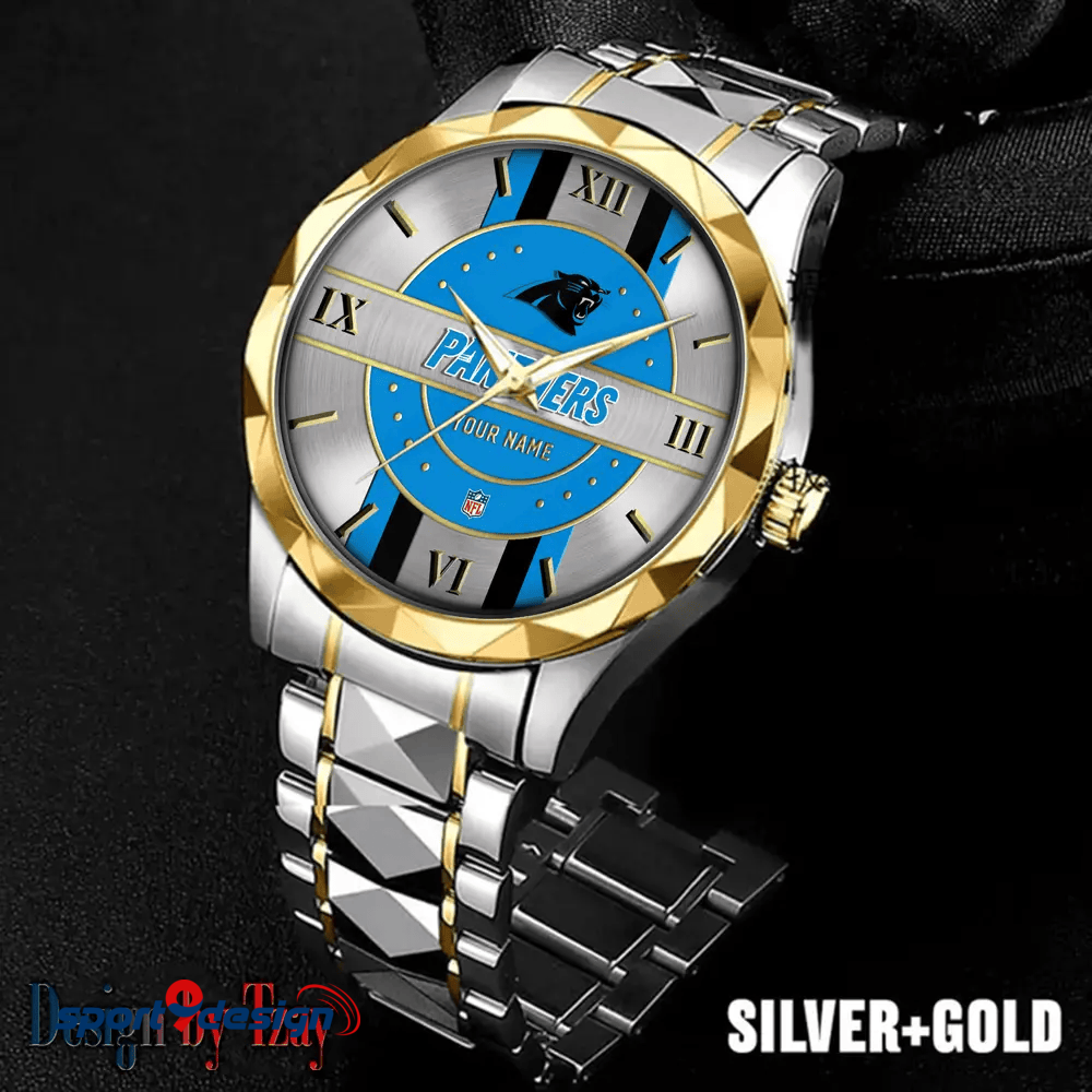 Carolina Panthers Business Watch For Men Automatic Mechanical Stainless Steel Band 2025