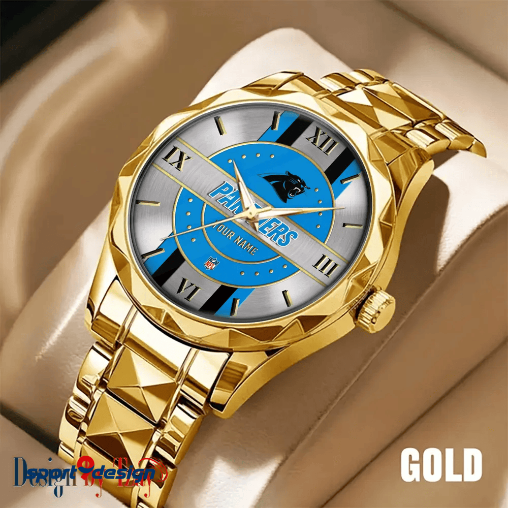 Carolina Panthers Business Watch For Men Automatic Mechanical Stainless Steel Band 2025