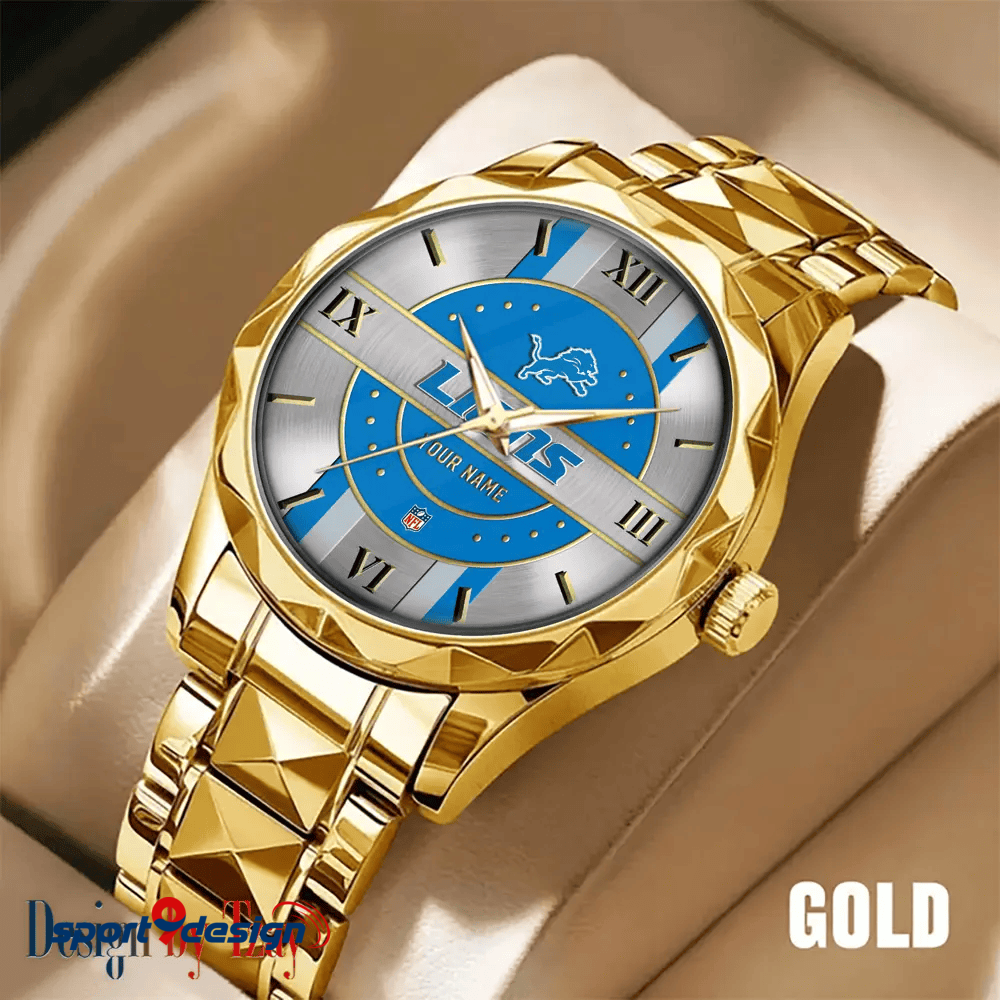 Detroit Lions Business Watch For Men Automatic Mechanical Stainless Steel Band 2025