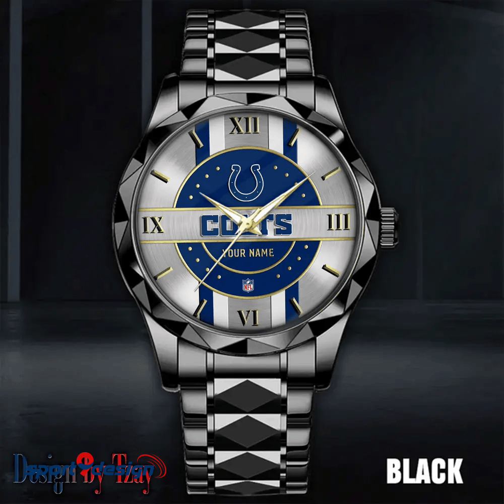 Indianapolis Colts Business Watch For Men Automatic Mechanical Stainless Steel Band 2025