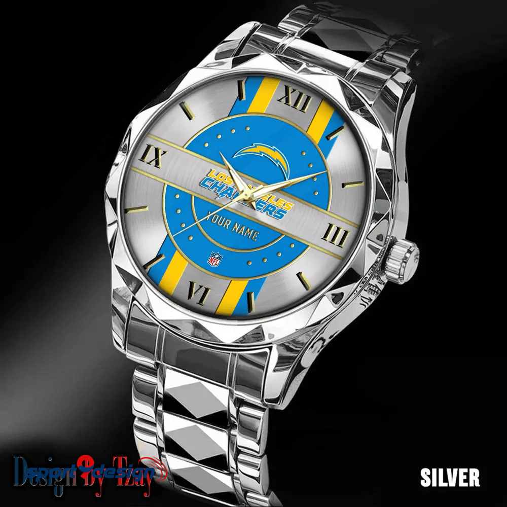 Los Angeles Chargers Business Watch For Men Automatic Mechanical Stainless Steel Band 2025