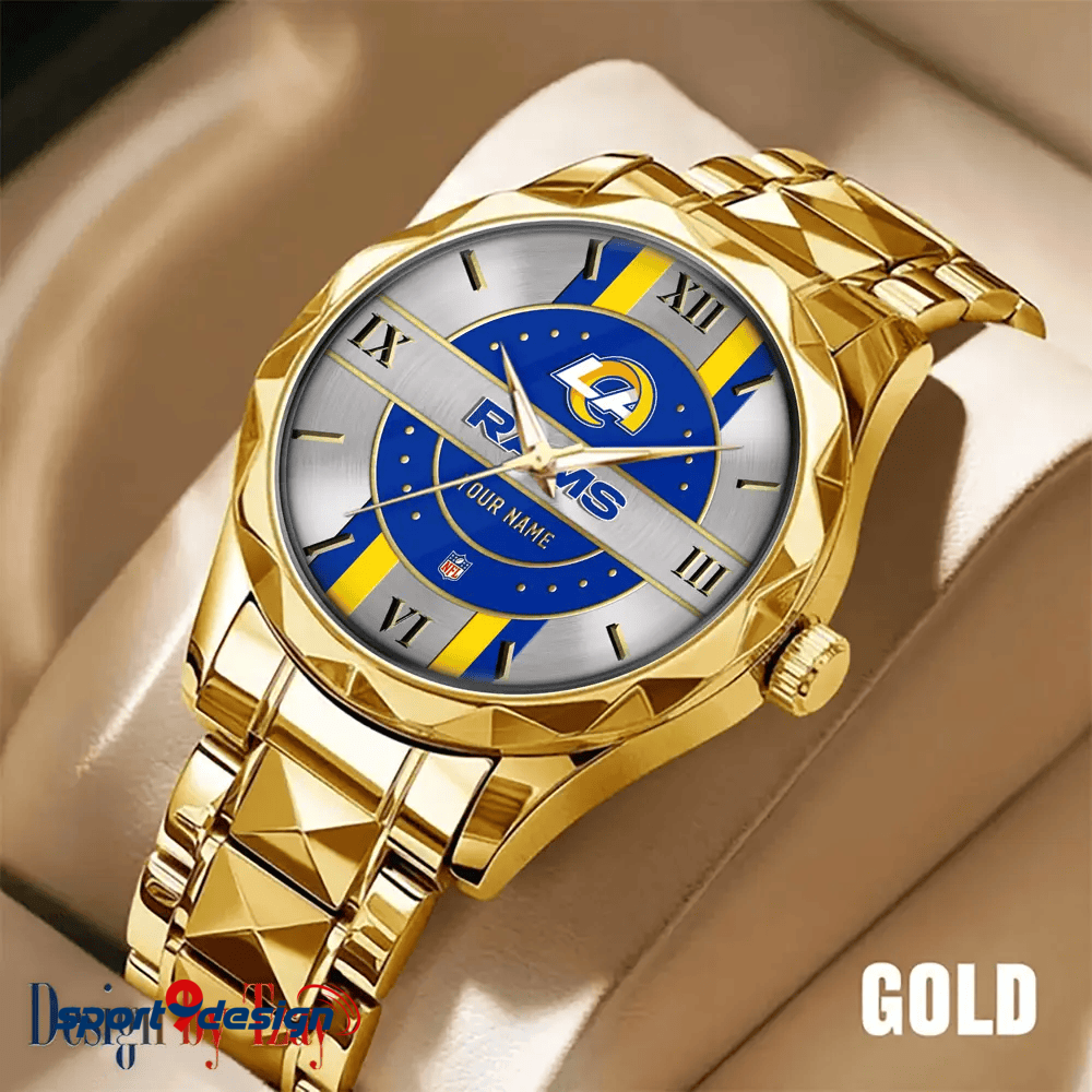 Los Angeles Rams Business Watch For Men Automatic Mechanical Stainless Steel Band 2025
