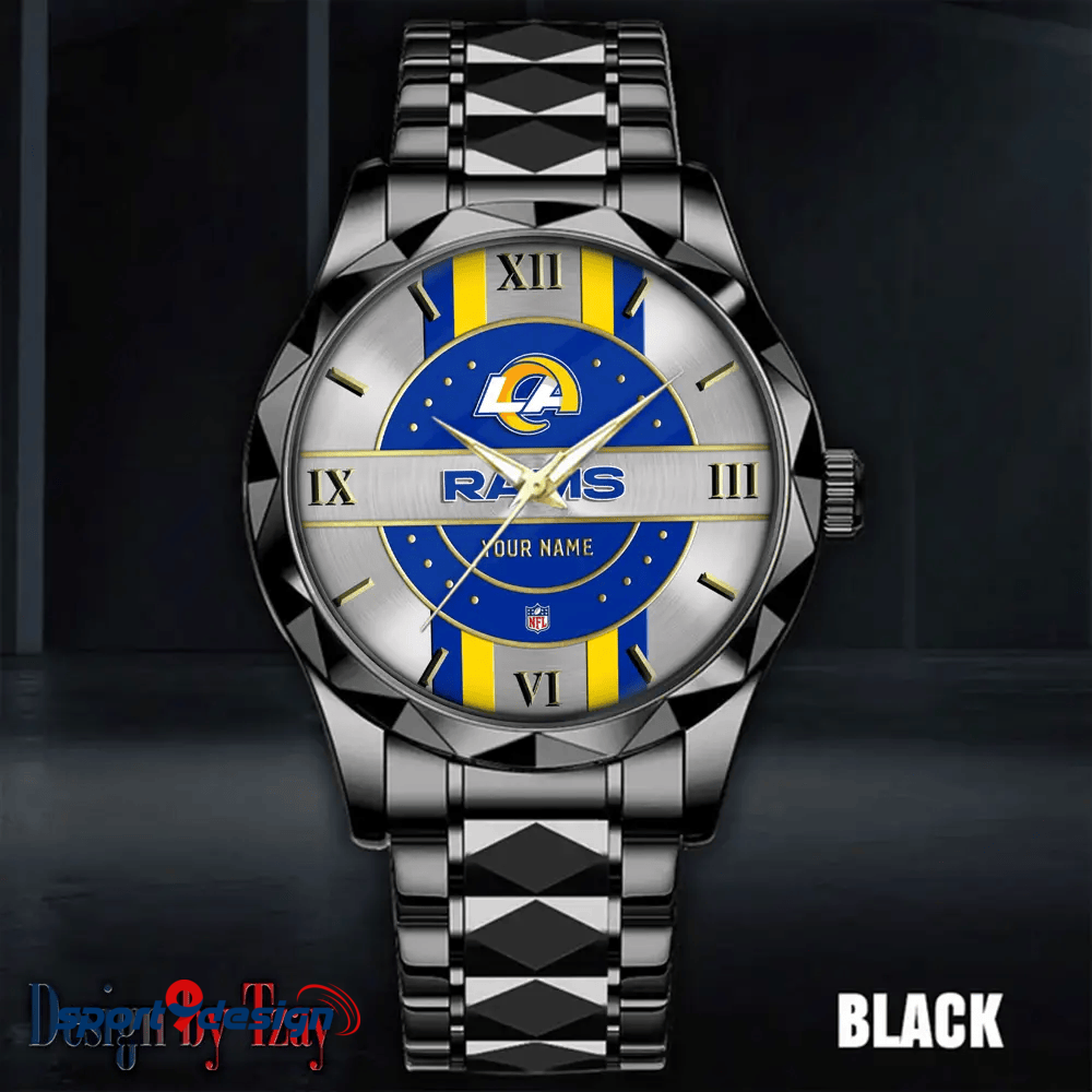 Los Angeles Rams Business Watch For Men Automatic Mechanical Stainless Steel Band 2025
