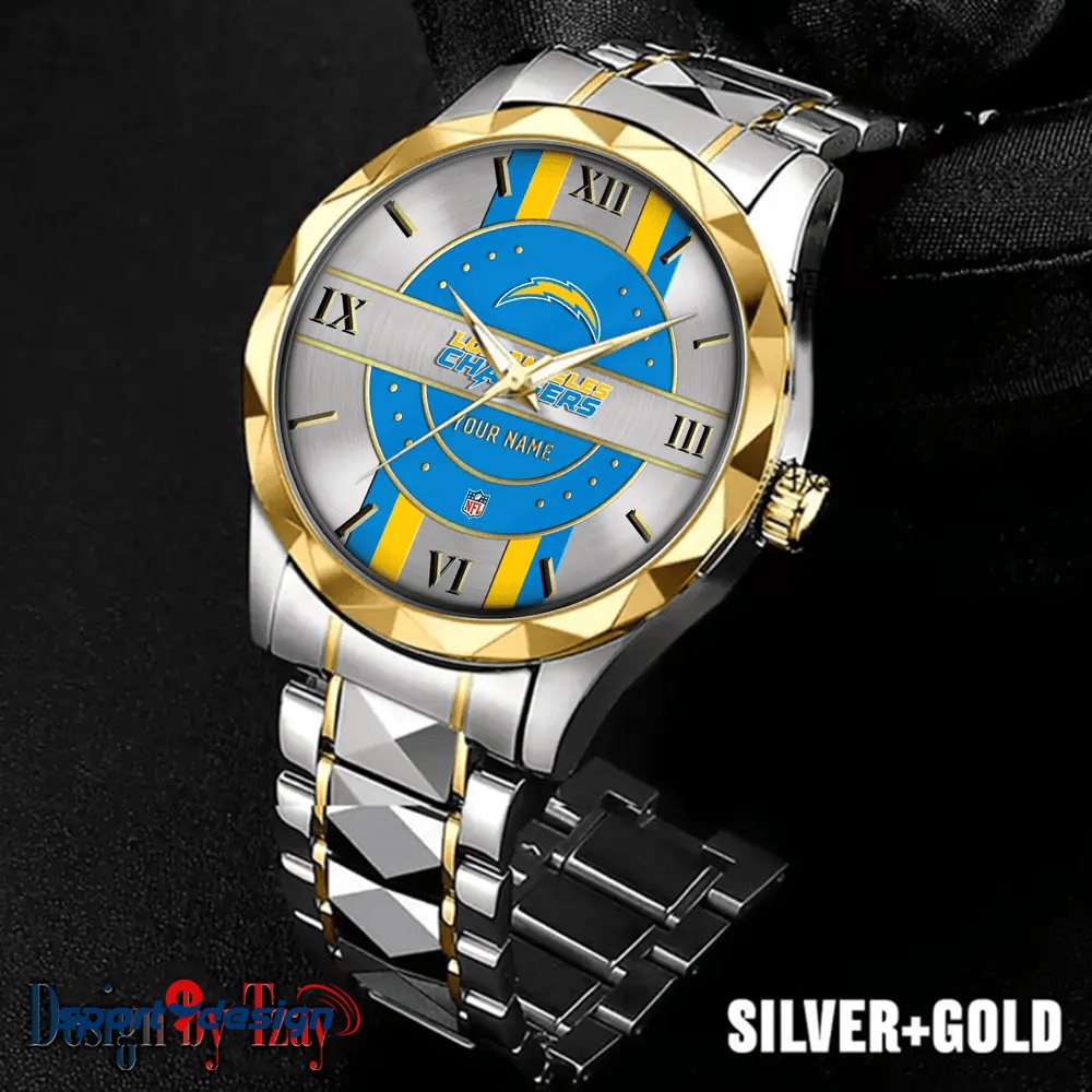 Los Angeles Chargers Business Watch For Men Automatic Mechanical Stainless Steel Band 2025