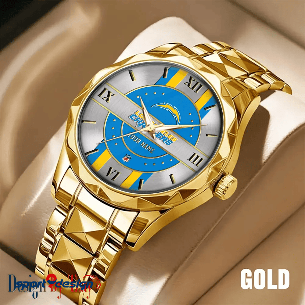 Los Angeles Chargers Business Watch For Men Automatic Mechanical Stainless Steel Band 2025
