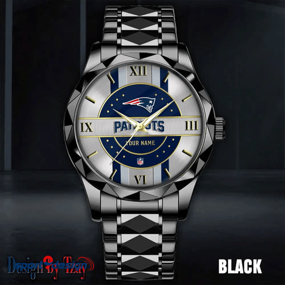 New England Patriots Business Watch For Men Automatic Mechanical Stainless Steel Band 2025