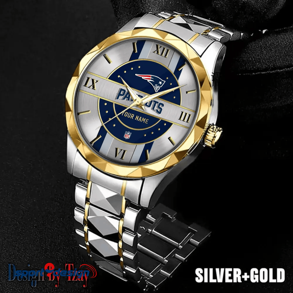 New England Patriots Business Watch For Men Automatic Mechanical Stainless Steel Band 2025