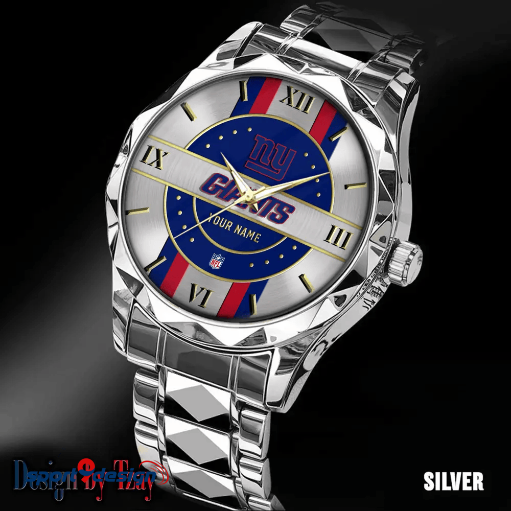 New York Giants Business Watch For Men Automatic Mechanical Stainless Steel Band 2025