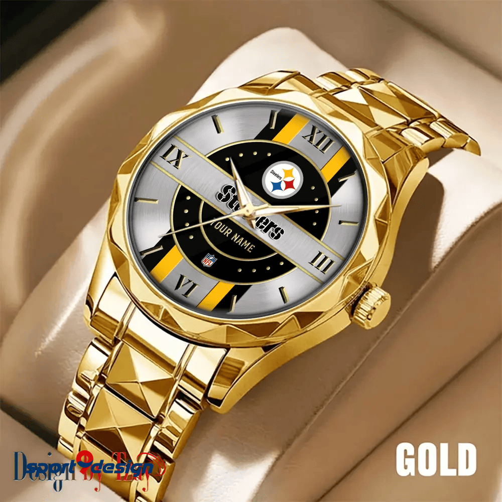Pittsburgh Steelers Business Watch For Men Automatic Mechanical Stainless Steel Band 2025