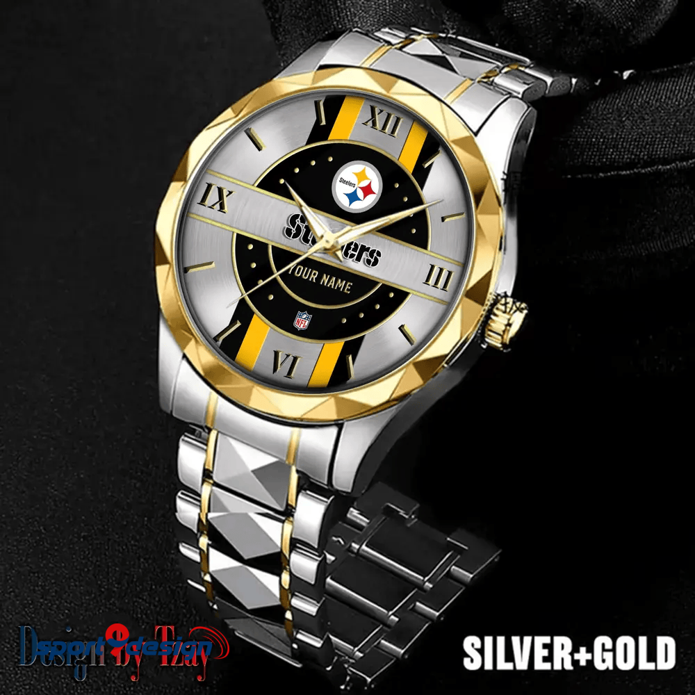 Pittsburgh Steelers Business Watch For Men Automatic Mechanical Stainless Steel Band 2025