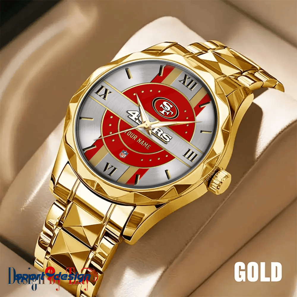 San Francisco 49ers Business Watch For Men Automatic Mechanical Stainless Steel Band 2025