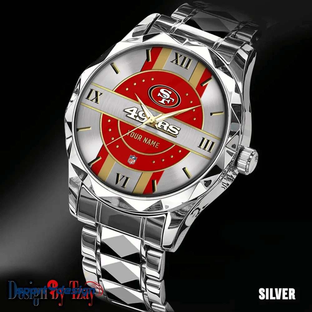 San Francisco 49ers Business Watch For Men Automatic Mechanical Stainless Steel Band 2025