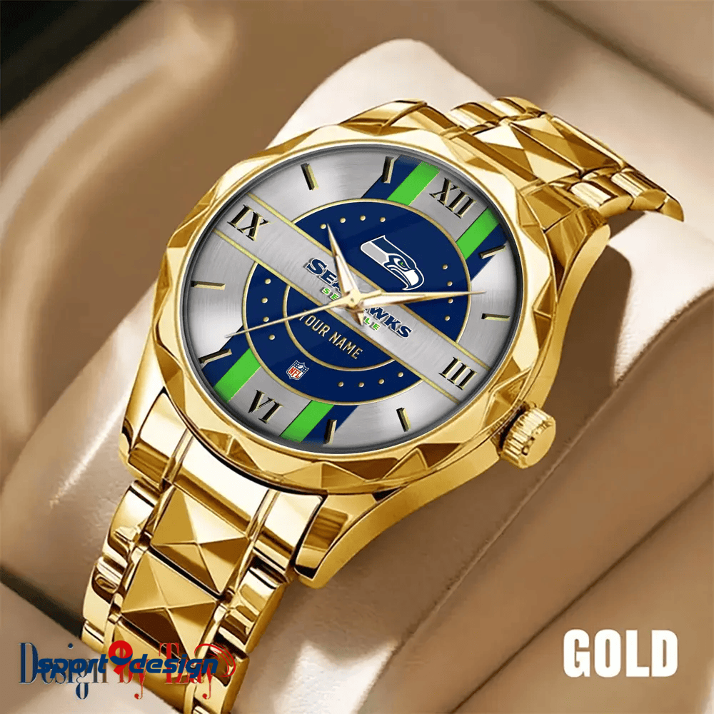 Seattle Seahawks Business Watch For Men Automatic Mechanical Stainless Steel Band 2025