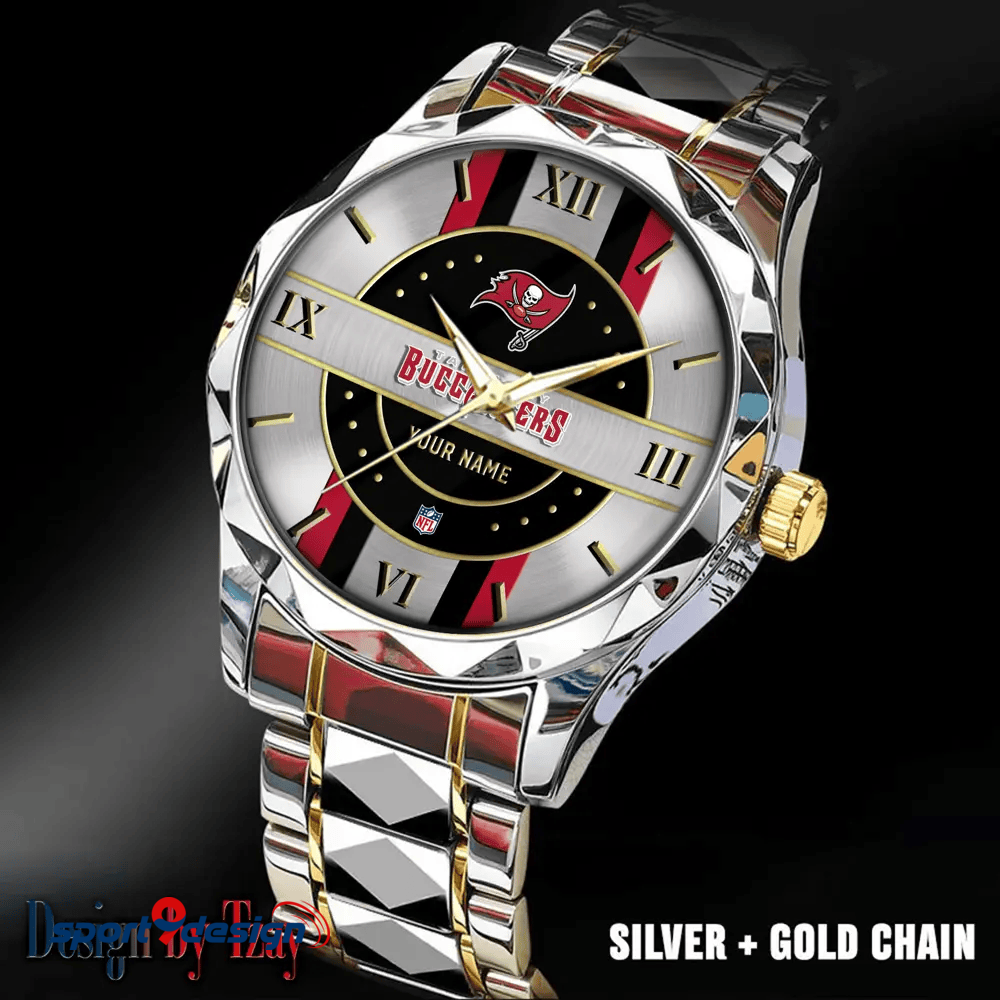 Tampa Bay Buccaneers Business Watch For Men Automatic Mechanical Stainless Steel Band 2025