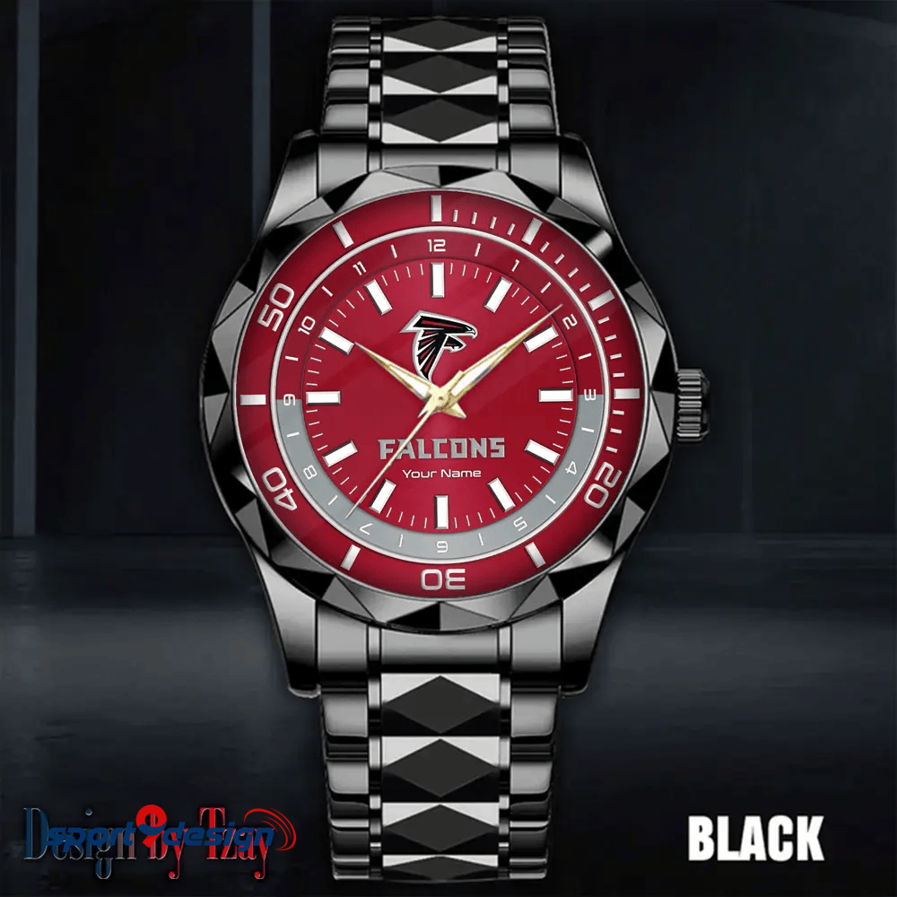 Atlanta Falcons Business Watch For Men Automatic Mechanical Stainless Steel Band 2025