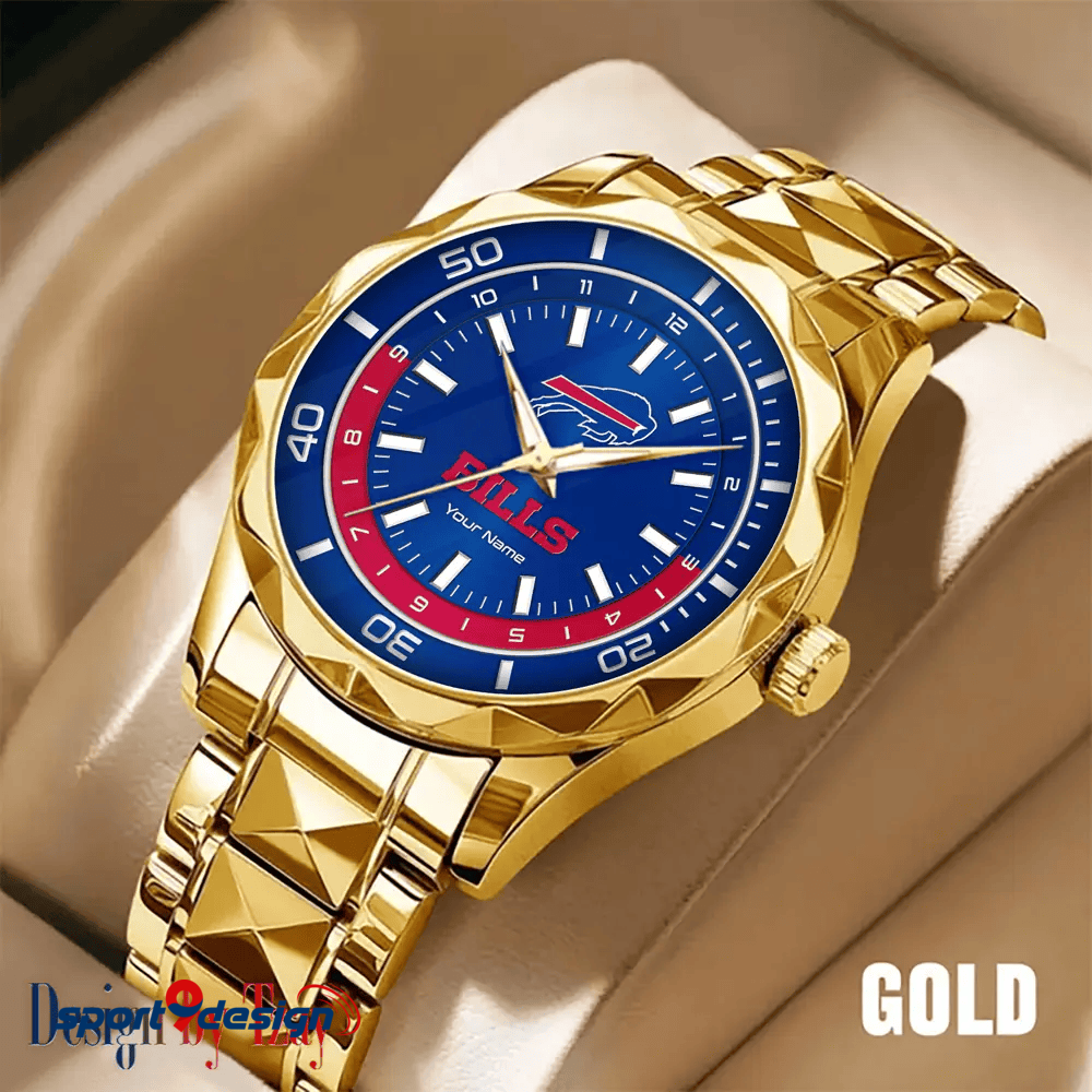 Buffalo Bills Business Watch For Men Automatic Mechanical Stainless Steel Band 2025