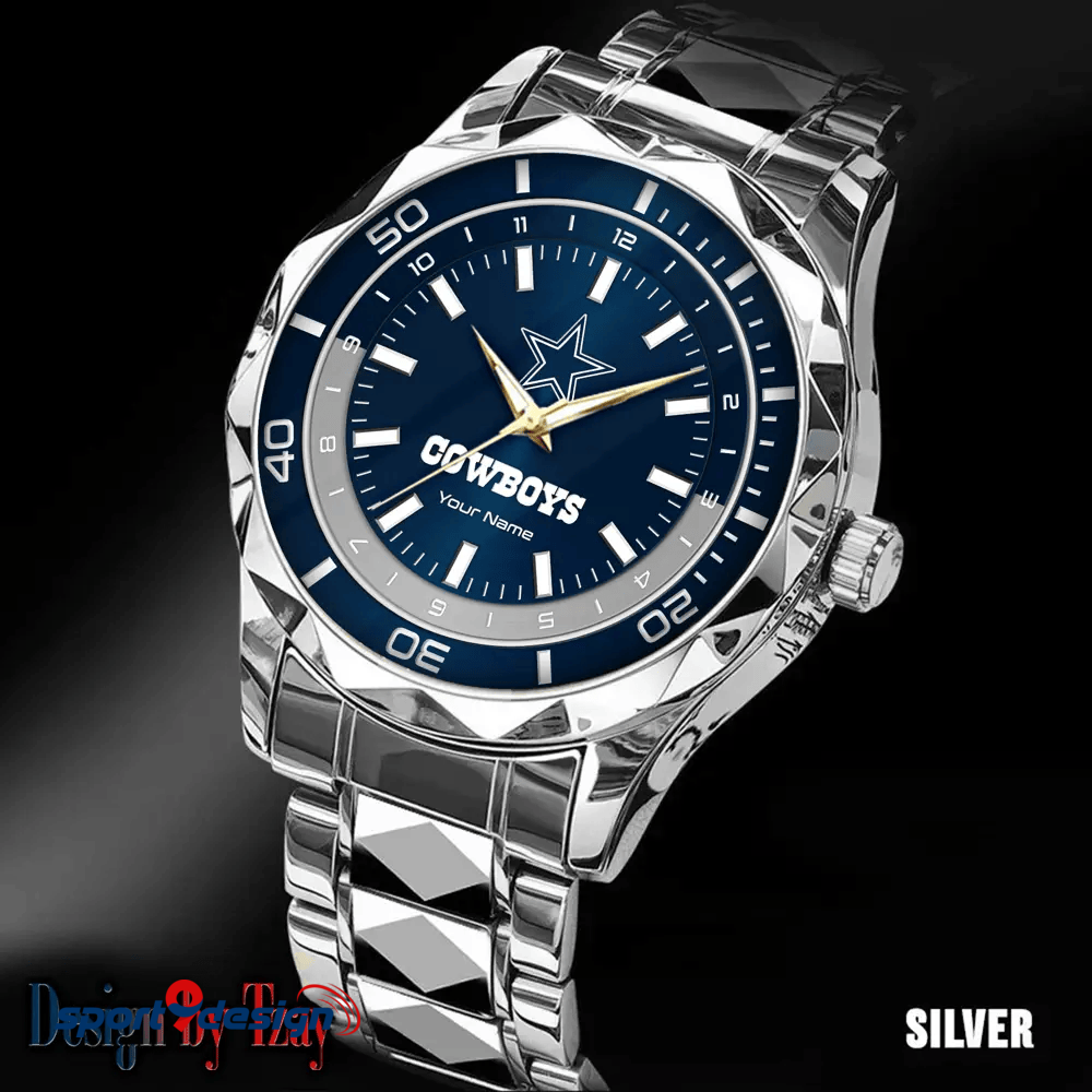 Dallas Cowboys Business Watch For Men Automatic Mechanical Stainless Steel Band 2025