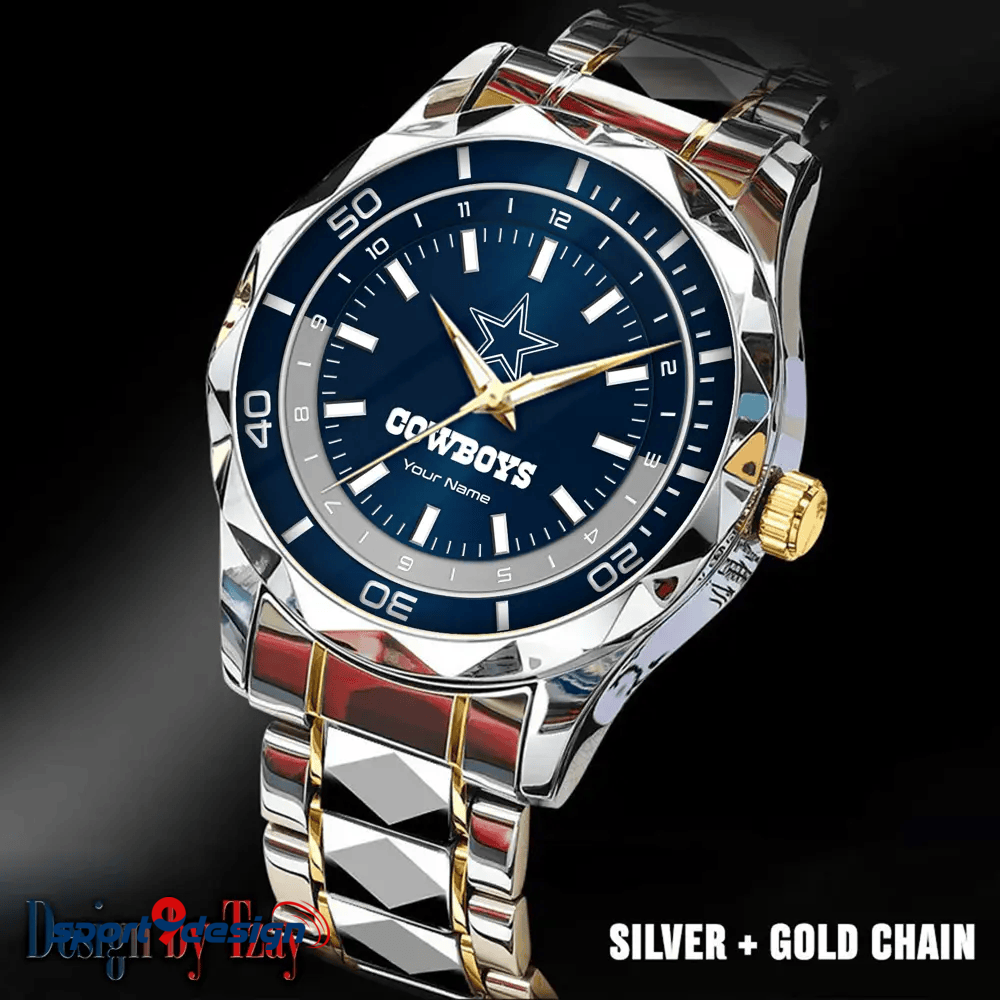 Dallas Cowboys Business Watch For Men Automatic Mechanical Stainless Steel Band 2025