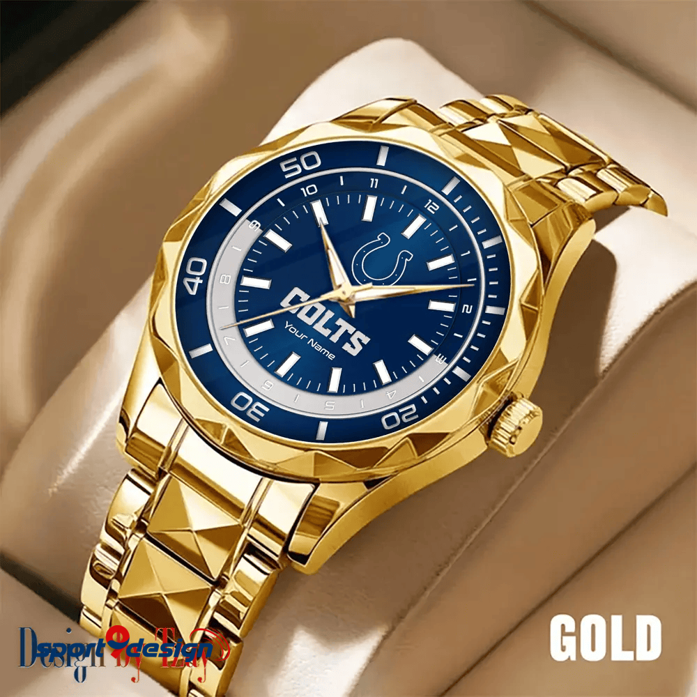Indianapolis Colts Business Watch For Men Automatic Mechanical Stainless Steel Band 2025