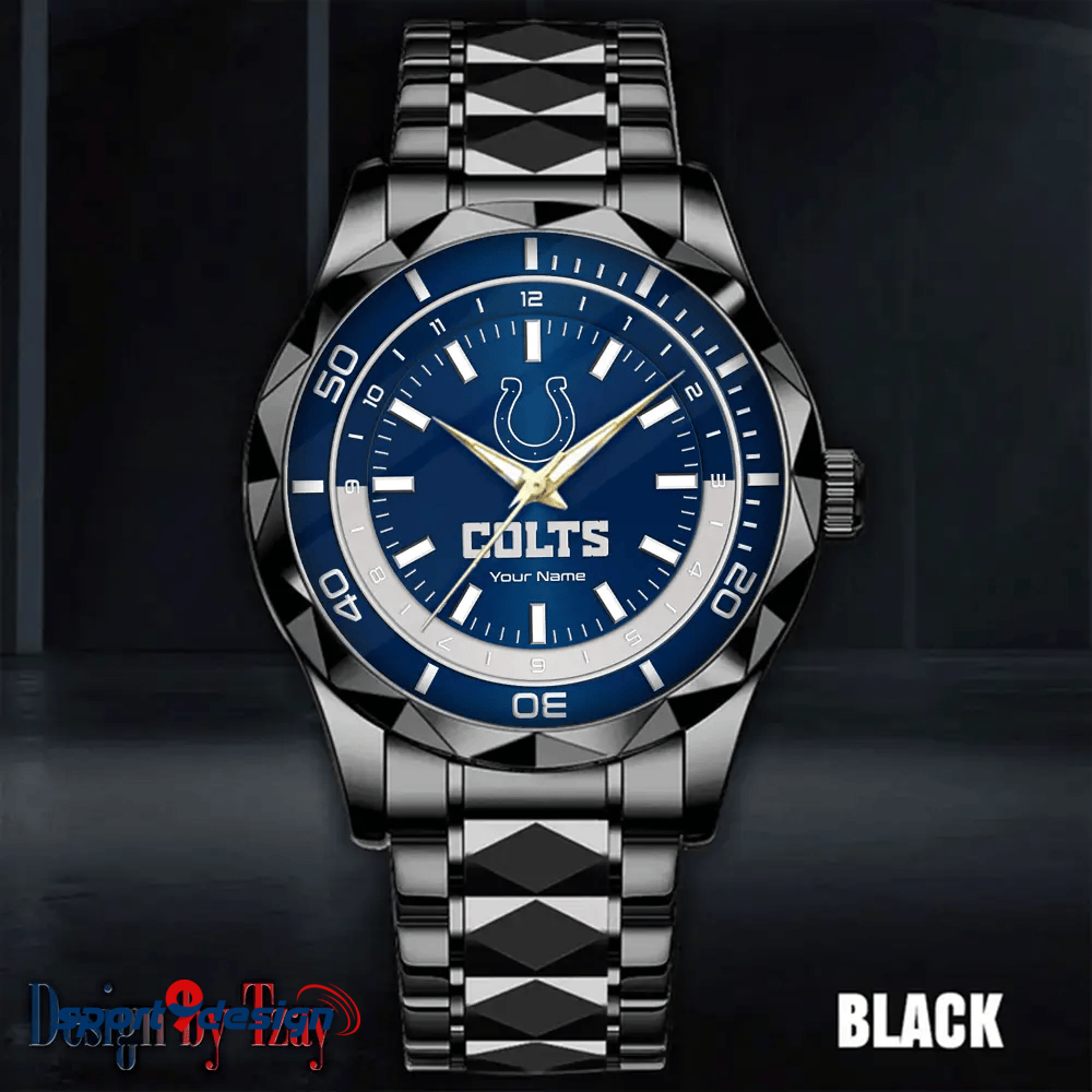 Indianapolis Colts Business Watch For Men Automatic Mechanical Stainless Steel Band 2025