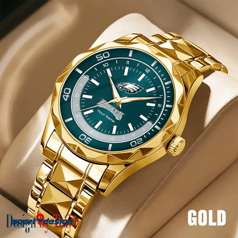 Philadelphia Eagles Business Watch For Men Automatic Mechanical Stainless Steel Band 2025