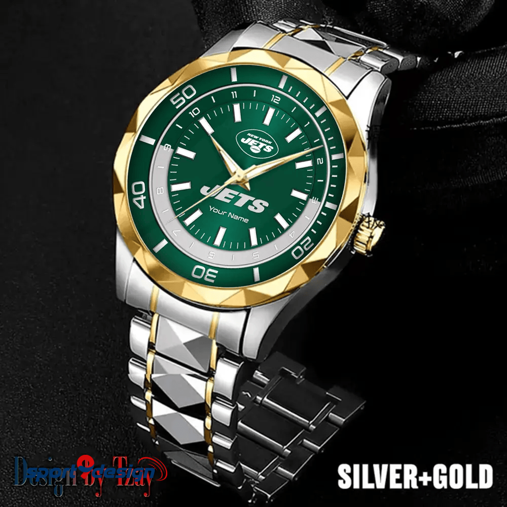 New York Jets Business Watch For Men Automatic Mechanical Stainless Steel Band 2025