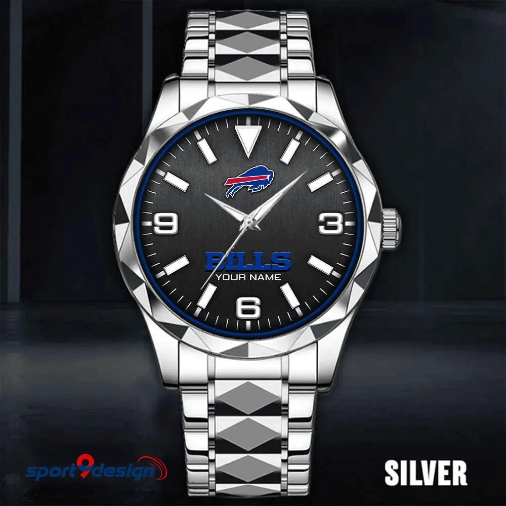 Buffalo Bills Business Watch For Men Automatic Mechanical Stainless Steel Band 2025