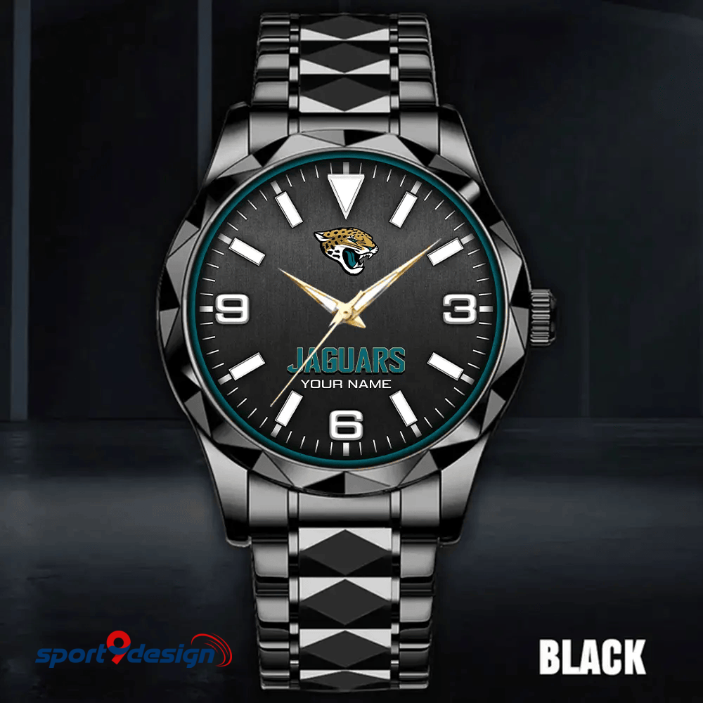 Jacksonville Jaguars Business Watch For Men Automatic Mechanical Stainless Steel Band 2025
