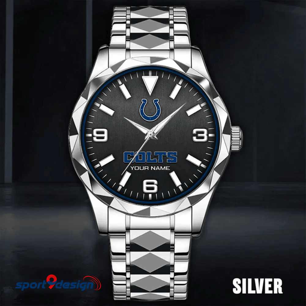 Indianapolis Colts Business Watch For Men Automatic Mechanical Stainless Steel Band 2025
